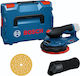 Bosch GEX 12V-150-3 Έκκεντρο Τριβείο 150mm Μπαταρίας 12V Solo με Ρύθμιση Ταχύτητας και με Σύστημα Αναρρόφησης
