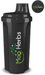 Mag Herbs Шейкър За Протеини 700ml Пластмасов Черен