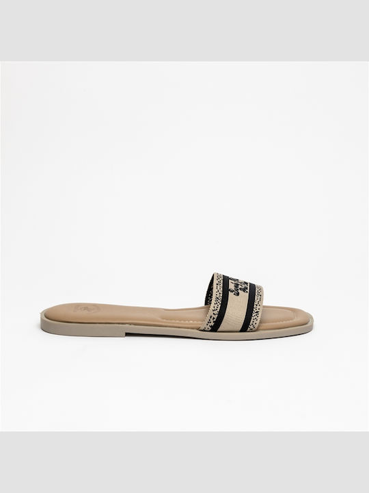 Women's Flat Sandals Beige