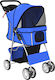 Pawhut Waterproof Dog and Cat Carrying Stroller up to 10kg Blue
