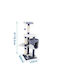 Nobleza Scratching Post Cat Tree White 63x56x118.5cm