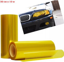 Yellow Protective Decorative Film Headlights Taillights Indicators 30 Cm X 10 M