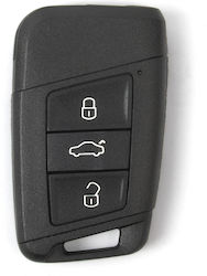 Калъф за Сгъваем Ключ Vw Arteon Skoda Fabia Seat Leon 3 Бутона
