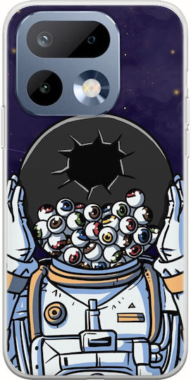 Weirdcore Astronaut Realme 16 Pro 5g Flexible TPU Transparent Silicone Case