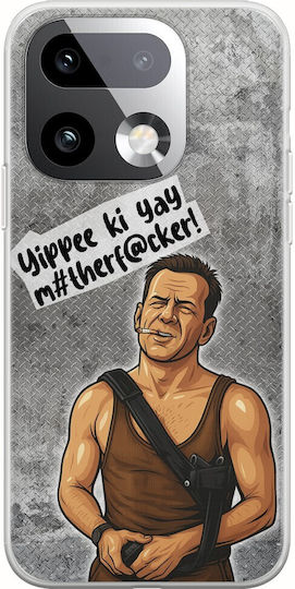 Epic Quotes Yippee Ki Yay Realme 16 Pro+ 5g Flexible TPU Transparent Silicone Case