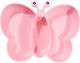 Queen Mother Children's Food Plate Pink