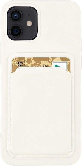 Card Case Silicone Wallet Wallet Card Slot Documents Samsung Galaxy A72 4g White 9145576229828