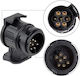 Adapter Trailer Steckdose Von 13 Auf 7 Stifte 12V