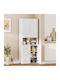 Boden Küchenschrank Weiß Glänzend 68x34x180cm