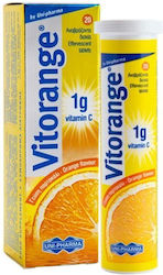 UNI-PHARMA Vitorange Vitamin C Βιταμίνη Πορτοκάλι 1gr 20 αναβράζοντα δισκία UNI-PHARMA Vitorange Vitamin C Βιταμίνη Πορτοκάλι 1gr 20 αναβράζοντα δισκία