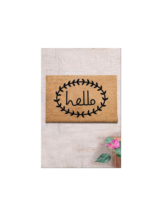 SteweHome Non-Slip Brown Doormat 60x40cm