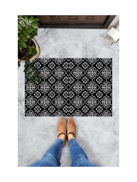 SteweHome Non-Slip Orange Entry Doormat 70x45cm
