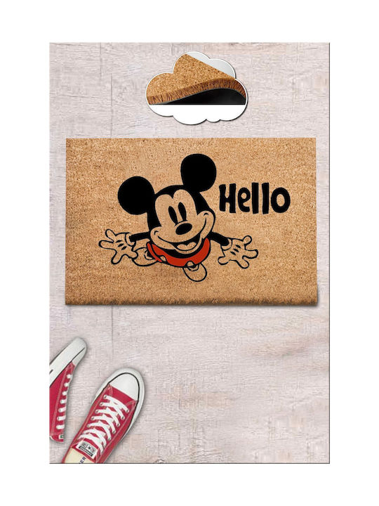 SteweHome Non-Slip White Entrance Doormat 60x40cm