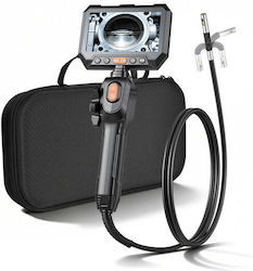 Endoscope Camera 180° Articulated Screen 8x Zoom 5" Hd Ips Screen Dual Lens 8+1 Led Ip67 1.5 M Cable Endoscope Camera 180° Articulated Screen 8x Zoom 5" Hd Ips Screen Dual Lens 8+1 Led Ip67 1.5 M Cable