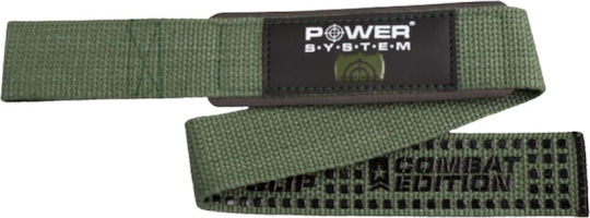 Power System Weightlifting Wrist Straps Green 2 pcs