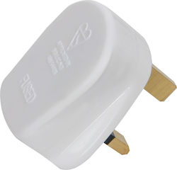 Mercury Power Mains Plug Uk 13a Fuse White 429.801uk Mercury Power Mains Plug Uk 13a Fuse White 429.801uk