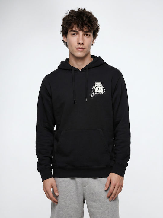 Vans Trashy Pullover Φούτερ με Κουκούλα Μαύρο