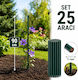 Araci Si Suporturi Plante Lungime 90 Cm Diametru 11 Mm Set 25 Bucăți