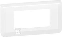 Mosaic Ramă Orizontală Simplă 4 Module Alb 277814l