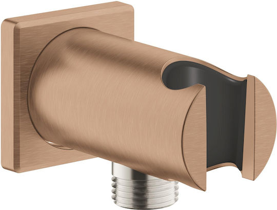 Grohe Outlet Elbow Rainshower Wall Union W Holder Wall Mount Universal Male Thread Support Cool Sunrise Glossy Gold