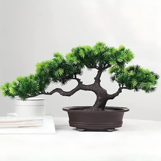 Bonsai Artificial – Copac Decorativ Plantă În Ghiveci Pentru Spații Interioare
