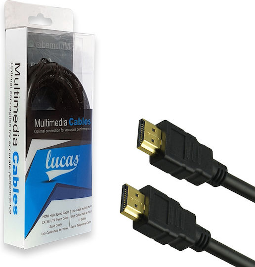 Lucas HDMI 1.4 Hochgeschwindigkeits 1080p 120Hz Kabel HDMI-Stecker - HDMI-Stecker 3m Blaue