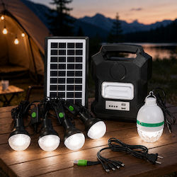 Sistem Fotovoltaic Autonom de Iluminat Solar cu 3 Becuri Panou Solar Led Difuzor Bluetooth Radio FM și Încărcare USB pentru Telefon Mobil Sistem Fotovoltaic Autonom de Iluminat Solar cu 3 Becuri Panou Solar Led Difuzor Bluetooth Radio FM și Încărcare USB pentru Telefon Mobil