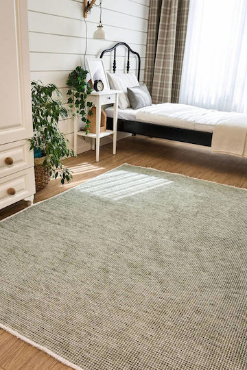 SteweHome Non-slip Green Runner Rug 80x150cm