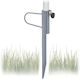 Relaxdays Nailer Beach Umbrella Base 32-32mm Gray