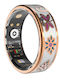 Forever Botanical Smart Ring 18.9mm With Heart Beat Monitor Rose Gold
