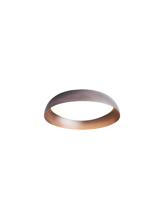 VK Lighting Deckenleuchte montieren Braun mit integrierter LED