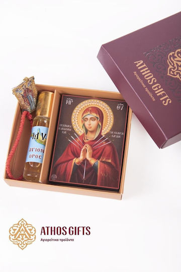 Gift Set 4 Pieces Icon Virgin Mary Heptaspathe
