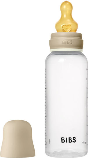 Bibs Set Biberoane din Plastic - Complete Set Phosphorescent Biberoane Anti-colici PP Fără BPA Contra Colicilor cu Tetină din Silicon Roșu 270ml