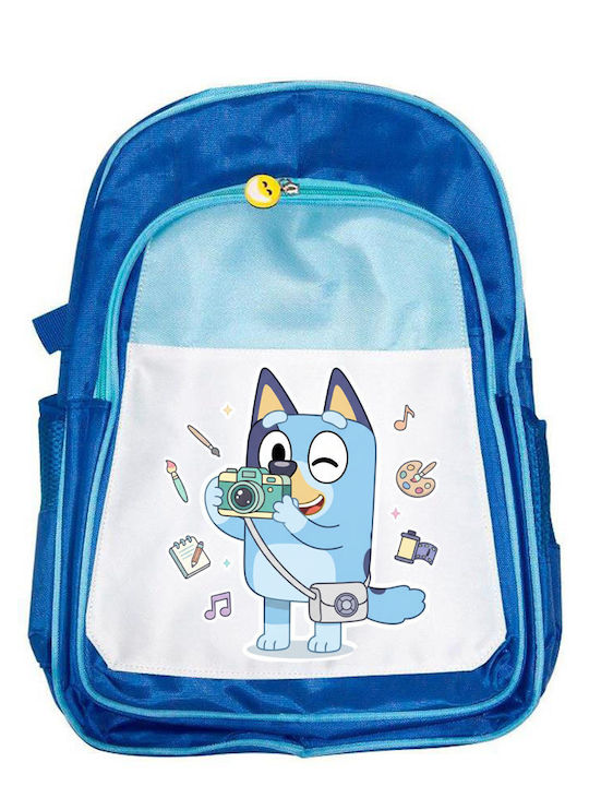 Kinder Schulranzen Bluey Blau 41x30x15cm