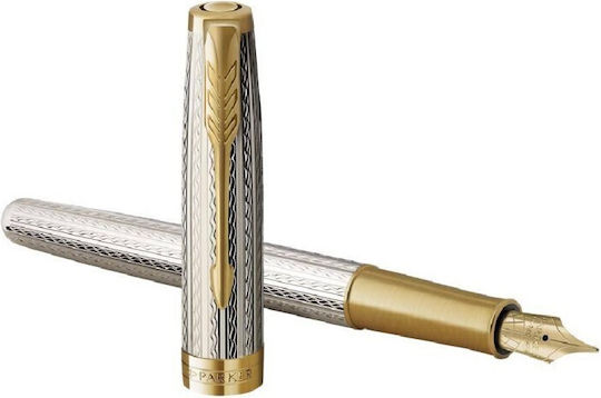 Parker Sonnet Premium Πένα Γραφής Extra Fine Χρυσή