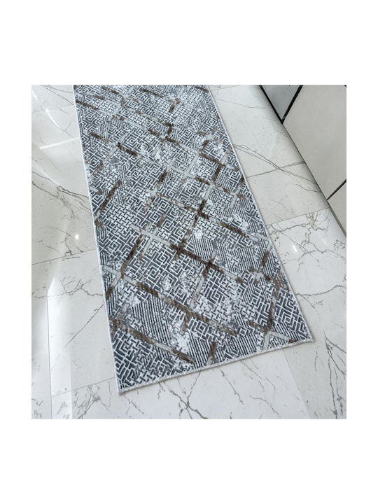 Linea Home 5047 Non-Slip Rectangular Gray Rug 140x200cm