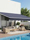 Vevor Terrace Tent with LEDs Gray 3.5x3m