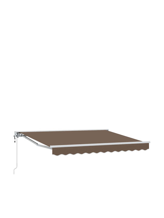 vidaXL Terrasse Zelt Braune 3x2.5m