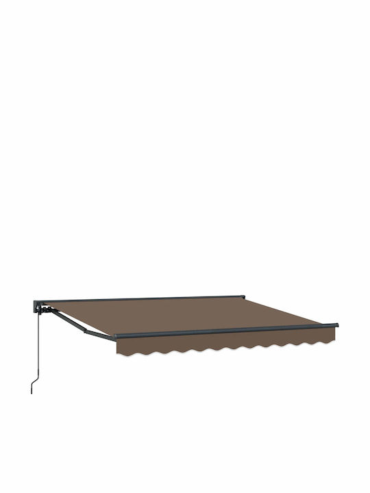 vidaXL Cort Terasă Maro 5x3.5m