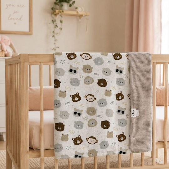 abo Babydecke Wickeltücher für Kinderzimmer 80x80cm