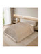 Linea Home Melody Pique Single Blanket 160x220cm Beige