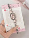Womens Battery Watch With Silver Metal Bracelet