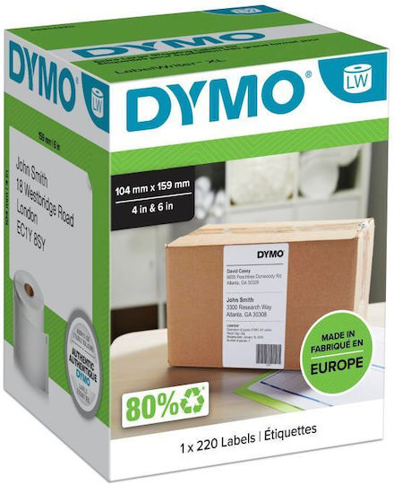 Dymo Αυτοκόλλητες Ετικέτες σε Ρολό