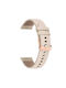 Leather Strap Rose Gold Clasp Xiaomi Watch S4 41mm Apricot