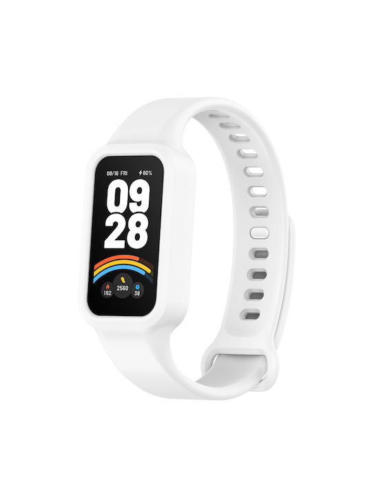Λουράκι Σιλικόνης Λευκό (Xiaomi Smart Band 9 Active)