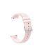 Silikon Tragbares Band Solid Color Texturiert Xiaomi Watch S4 41mm Nebula Rosa