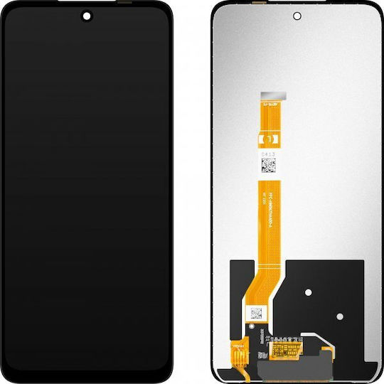 MP Οθόνη με Μηχανισμό Αφής και Πλαίσιο για Oppo A5 Pro / A5 Pro 4g (Μαύρο)