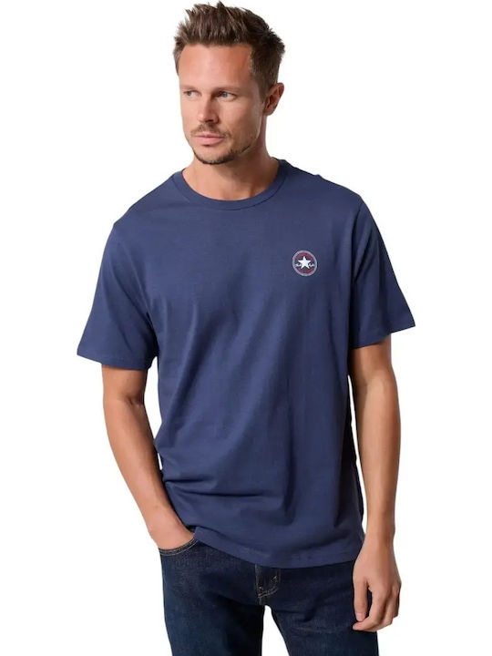 Converse Chuck T-Shirt Kurzarm Marineblau