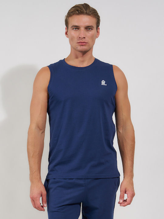 Admiral Sportliche Herrenbluse Blau