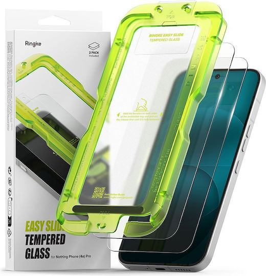 Ringke Sticlă Tempered Glass 0.35mm 2 Bucăți Nothing Phone (4a) Pro